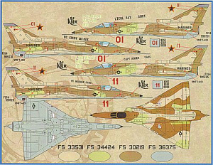 Decal 1/48 IAI F-21A Lion Cubs (Furball Aero-Design)