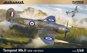 Model kit 1/48 Hawker Tempest Mk.II late version ProfiPACK edition (Eduard kits)