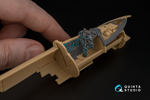 MiG-21MF (Moscow plant) 3D-Printed & coloured Interior on decal paper (RFM) (with 3D-printed resin parts)