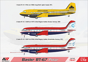Model kit 1/72 BT-67 "Polar" (with snow skis) (A & A Models)