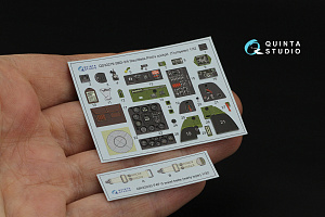 SBD-3/SBD-4 Dauntless Pilot's Cockpit  3D-Printed & coloured Interior on decal paper (Trumpeter)