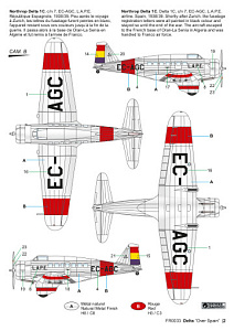 Model kit 1/72 Northrop Delta 1C US Passenger and Transport Plane "Over Spain" (Frrom-Azur)