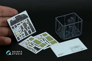 Ka-52 3D-Printed & coloured Interior on decal paper (Trumpeter) (with 3D-printed resin parts) 