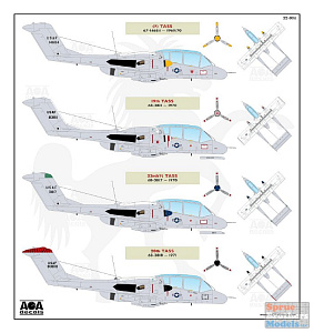 Decal 1/32 North-American/Rockwell OV-10A Broncos (USAF Vietnam War) (AOA Decals)