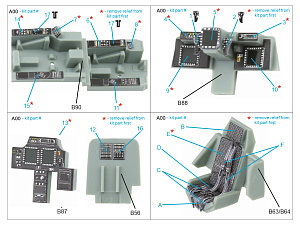 AH-64D late/AH-64E 3D-Printed & coloured Interior on decal paper (Academy)