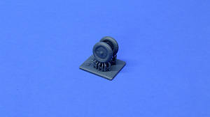 Additions (3D resin printing) 1/48 Bf-109 F-G10 type 2 wheels under load (KepModels) 