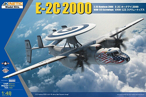 Model kit 1/48 Grumman E-2 C Hawkwye 2000 - VAW-123 'Screwtops' (Kinetic Model Kits)