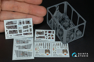 RF-4C Phantom II (late with DMAS) 3D-Printed & coloured Interior on decal paper (Hasegawa) (with 3D-printed resin parts)