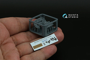 Ka-52M radar bay (Quinta Models) (with 3D-printed resin parts)