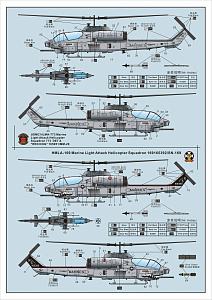 Model kit 1/72 Bell AH-1W Super Cobra (early version) (Dream Model) 