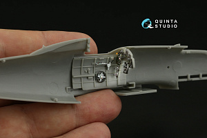 Macchi C.205 Veltro 3D-Printed & coloured Interior on decal paper (Hasegawa/Italeri) (Small version)