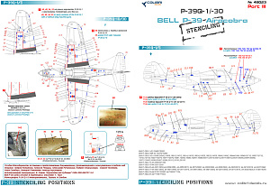 Decal 1/48 Bell Р-39 Stenciling Part III (P-39 Q) (Colibri Decals)