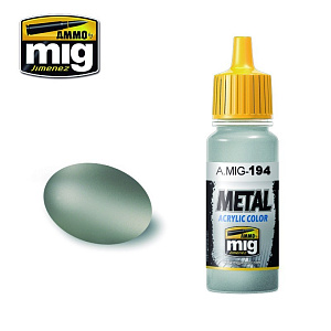 Acrylic paint MATT ALUMINUM (Ammo Mig) (17ml) 