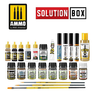 SOLUTION BOX 16 - Modern US Military Sand Scheme (Ammo Mig)