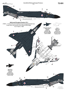 Decal 1/72 Early British McDonnell-Douglas Phantoms (Linden Hill)