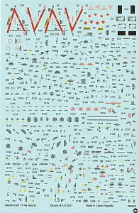 Decal 1/48 F-4B stencils (TAM)
