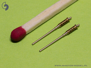 Military vehicle detailing sets (brass) 1/72 Browning M2 HB 12,7 mm gun barrels (2 pcs.)