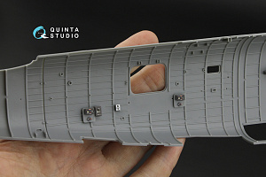 B-24D/B-24J Liberator. Nose, central and rear compartments. 3D-Printed & coloured Interior on decal paper (HobbyBoss)