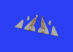 Aircraft detailing sets (metal) 1/48  Hawker Tempest Mk.V undercarriage legs BRONZE (designed to be used with Eduard kits) 