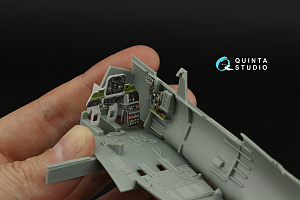 SBD-5 Dauntless/A-24B Banshee Pilot's cockpit 3D-Printed & coloured Interior on decal paper (Accurate Miniatures/Academy/etc)