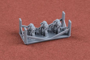 Additions (3D resin printing) 1/72 Norden Bombsight x 3 for US Bombers WWII Boeing B-17G etc