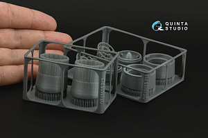 Su-30SM Exhaust Nozzles (Parking Position, Dropped) (Zvezda)