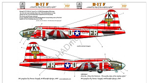 Decal 1/72  B-17E Birmingham Blitzkrieg (USAAC) (HAD)