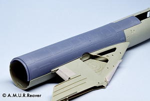 Additions (3D resin printing) 1/48 Corrected belly for Su-17UM3/Su-22UM3 (Kitty Hawk) (A.M.U.R.Reaver) 