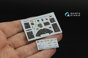 F9F-3 Panther 3D-Printed & coloured Interior on decal paper  (Trumpeter)