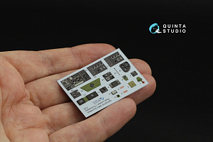 SBD Dauntless Family Rear Cockpit 3D-Printed & coloured Interior on decal paper (Trumpeter)