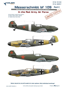 Decal 1/72 Bf-109 in tne Red Army Air Force (Colibri Decals)