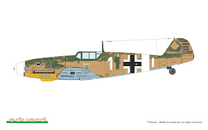 Model kit 1/72 Limited Edition AFRIKA - Messerschmitt Bf 109 (Dual Combo) (Eduard kits)