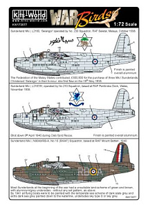 Decal 1/72 Short Sunderland Mk.I (Kits-World)