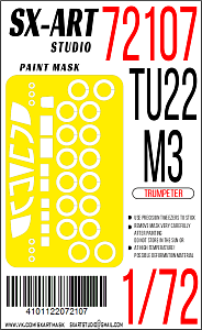 Paint Mask 1/72 Tu-22M3 (Trumpeter)