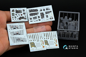 F-4D late Phantom II 3D-Printed & coloured Interior on decal paper (Academy) (with 3D-printed resin parts)