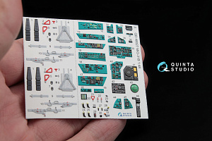 MiG-31B  3D-Printed & coloured Interior on decal paper (for AMK kit)