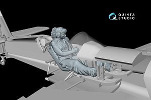 Svetlana sitting in SU-31 (Quinta Models)