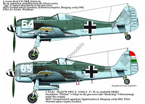 Decal 1/72 Focke Wulf Fw 190 F-8 (2x camo) (HAD)