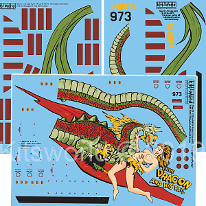 Decal 1/32 Consolidated B-24J Liberator (Sized for the 1/32 scale Hobby Boss kits) (Kits-World)