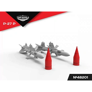Additions (3D resin printing) 1/48 HIGHLY DETAILED MISSILE R-27 R (Temp Models)