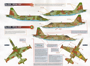 Decal 1/32 Sukhoi Su-25 Frogfoot Foreign(10) (Linden Hill)