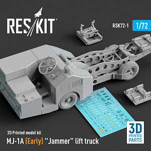 Additions (3D resin printing) 1/72 MJ-1A (Early) "Jammer" lift truck (3D-Printed model kit) (ResKit)