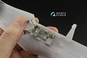 SBD Dauntless Family Rear Cockpit 3D-Printed & coloured Interior on decal paper (Trumpeter)