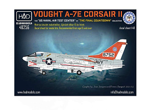 Decal 1/48 A-7E US NAVAL Air Test Center (HAD)