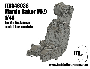 Additions (3D resin printing) 1/48 Martin Baker Mk9 1/48 for Sepecat Jaguar GR.1/GR.1A and 1.48 Harrier Kits (designed to be used with 2025 release Airfix kits)