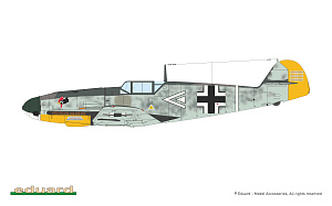 Model kit 1/48 Messerschmitt Bf-109F-2 (Weekend edition) (Eduard kits)