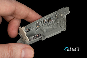 F-15C PAD-upgraded 3D-Printed & coloured Interior on decal paper with resin parts (GWH)