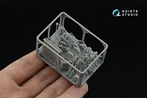 U.S. Diamond T 968A Cargo truck (open cab) 3D-Printed & coloured Interior on decal paper (Mirror Models) (with 3D-printed resin parts)