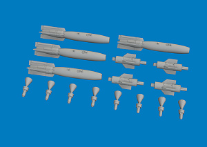 Additions (3D resin printing) 1/72 Guided bomb unit GBU-12