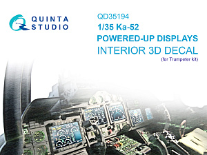 Ka-52 Powered-up displays, upgrade for QD+35192/QDS+35192 sets (Trumpeter)